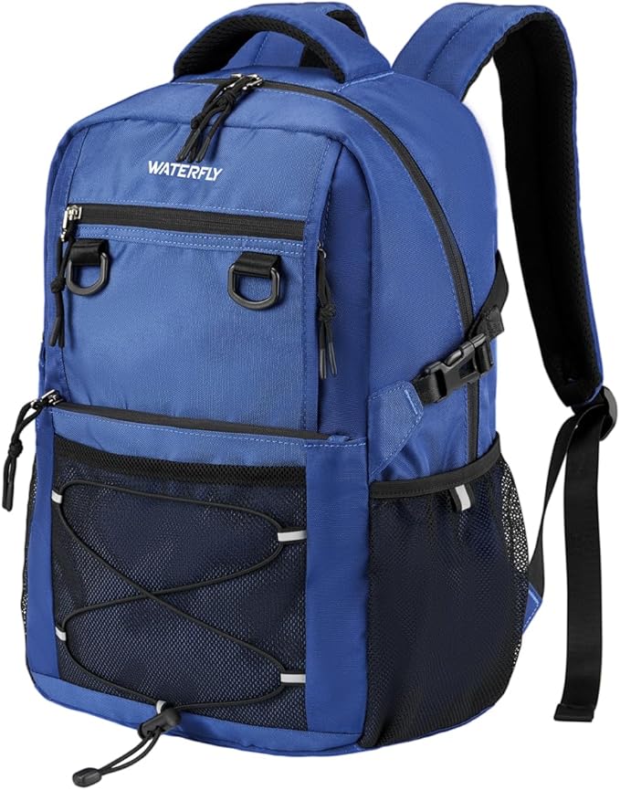 WATERFLY Travel Hiking Casual Backpack: 22L Lightweight Everyday Outdoor City Daypack College Bookbag for Woman Man