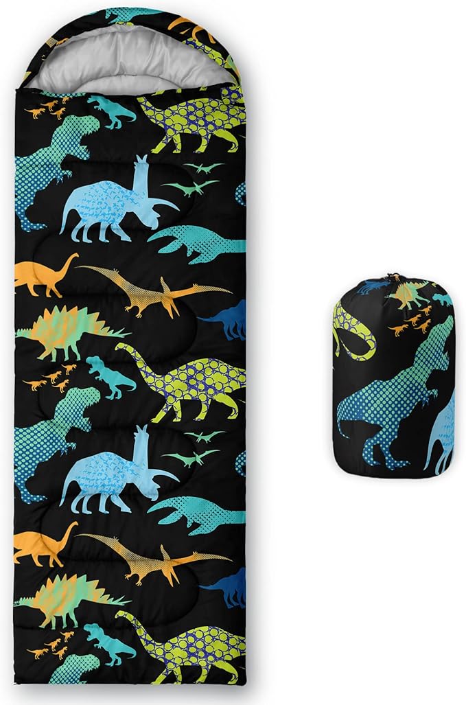 QOOMO Camping Sleeping Bags,3 Season Warm & Cool Weather,Lightweight,Waterproof Sleeping Bags for Adults & Kids,Traveling,and Outdoors,Camping Gear Equipment