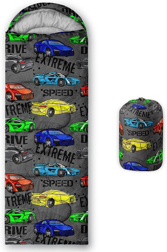 QOOMO Camping Sleeping Bags,3 Season Warm & Cool Weather,Lightweight,Waterproof Sleeping Bags for Adults & Kids,Traveling,and Outdoors,Camping Gear Equipment