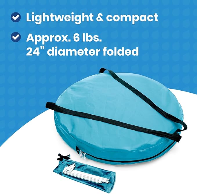 WeatherPod® The Original Shark Tank MyPod??Mesh 1-2 Person Pop-Up Screen Pod - Keeps Out Bugs, Mosquitos, and Harmful UV Rays - UPF 50 for Maximum Protection from The Sun