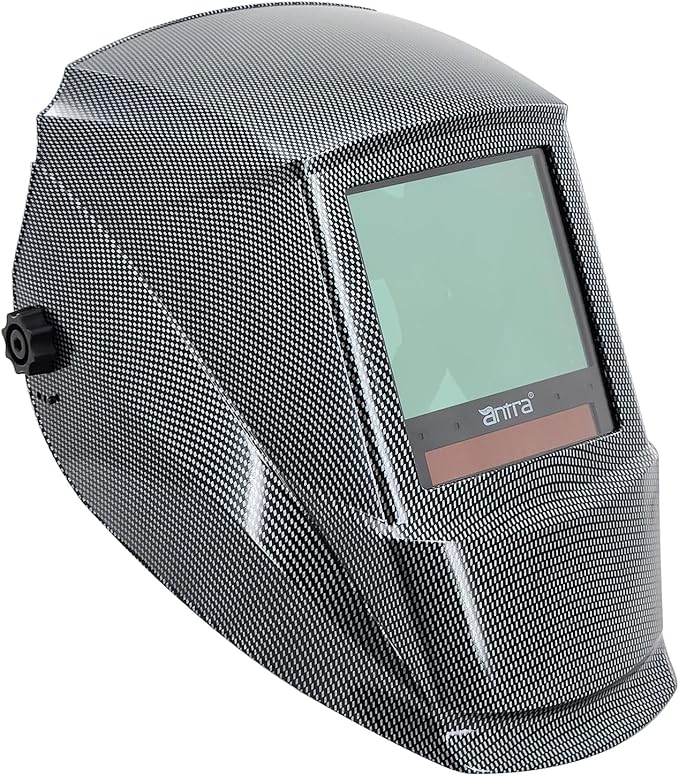 Antra True Color Auto Darkening Welding Helmet - Large Window 13.5 Sqi, Wide Variable Shade 4/5-13, Low TIG Amp Rating 2A - Precision Protection for Welding Excellence
