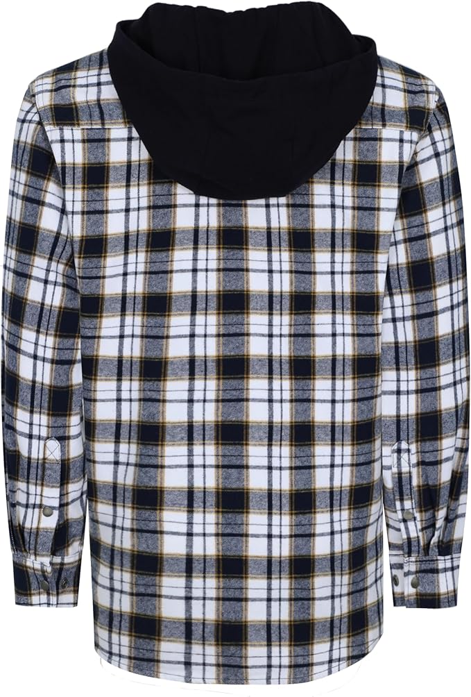 VATRENUS FR Shirts for Men Plaid Flannel Jacket 8.5oz Heavyweight Flame Resistant Welding Shirt