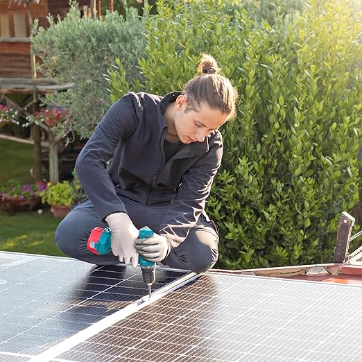 Kebada W1 Work Gloves for Men and Women, 12 Pairs Touchscreen Safety Gloves with Grip, PU-Coated, Ideal for Light & Medium Duty Tasks, White, Large