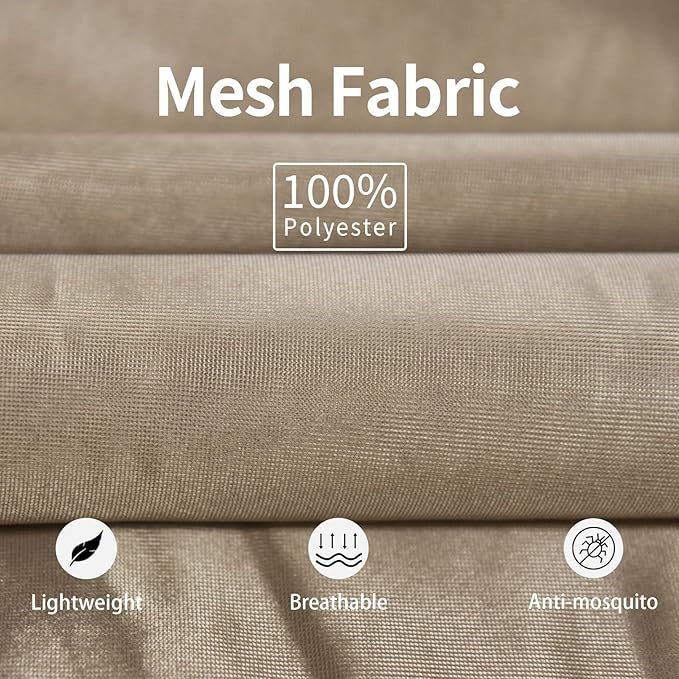 Mosquito Net Suit Camo Hunting Mesh Suit Bug Net Clothing with Hood for Outdoor Protection No-See-Ums Garden Camping