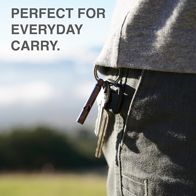 DAILYCARRYCO. TiWhistle - Titanium Emergency Whistle (Light Purple)