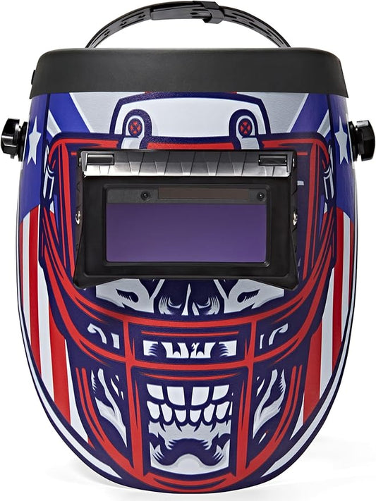 Auto Darkening Welding Helmet - Flip Up Lens, Lightweight, Shade #4/9-13 (Touchdown)