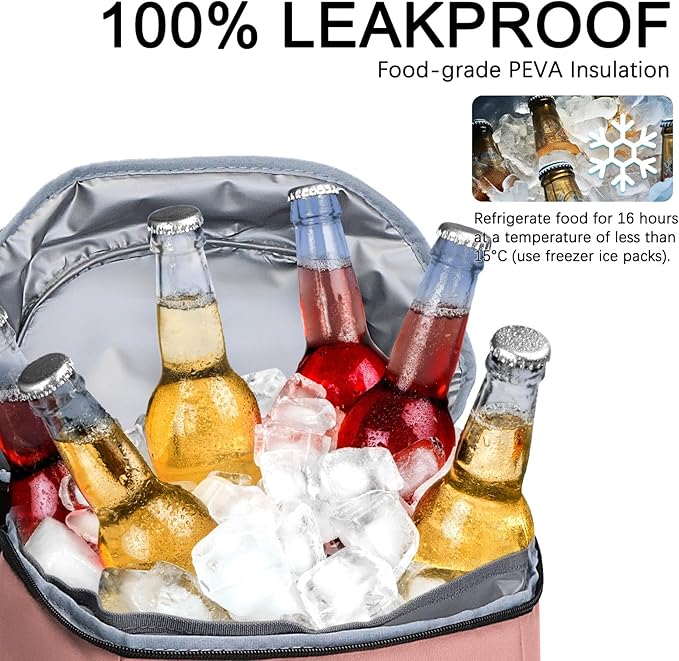 Cooler Backpack Insulated Leak Proof,Small Soft Coolers Bag for Men and Women Camping,Travel,Beach,Hiking,Picnic