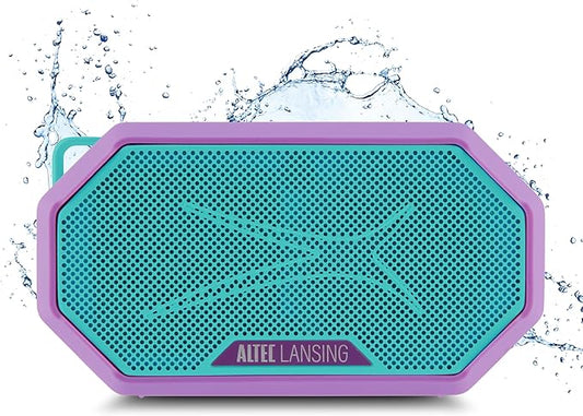 Altec Lansing Portable Bluetooth Speaker HYDRAMINI 2.0, IP67 Waterproof, Portable Speaker, 12h Playtime, Wireless Pairing, USB-C Quick Charge, Magnetic Bluetooth, Voice Assistant Integration