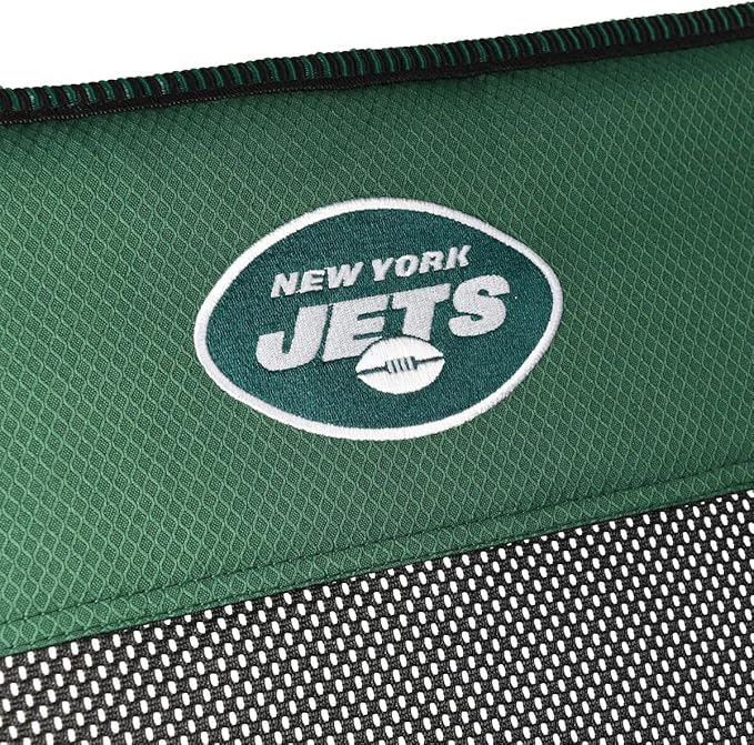 Kijaro Dual Lock Pro Sports Fan Folding Chair, 26" L x 35.5" W x 37" H, New York Jets