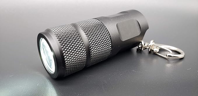 Vortex KC1 Outdoor rotary switch LED Aluminum Lithium dry battery edc light weight water resistance high lumens keychain flashlight