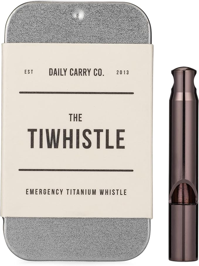 DAILYCARRYCO. TiWhistle - Titanium Emergency Whistle (Light Purple)