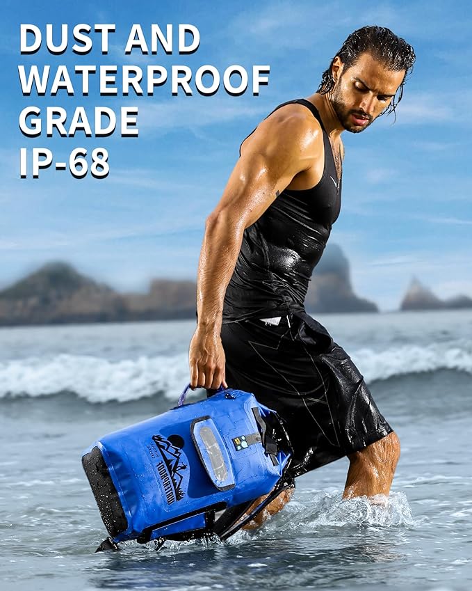IDRYBAG Dry Bag Backpack Waterproof Floating 20L/30L/40L, Dry Bags Waterproof Backpack for Men, Dry Sack Waterproof Bag