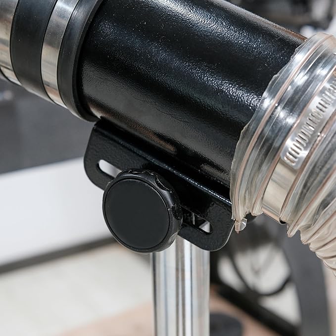 Deluxe Variable Height Dust Extraction Hood with Flexible Rubber Cuff for Interchangable Dust Hood.