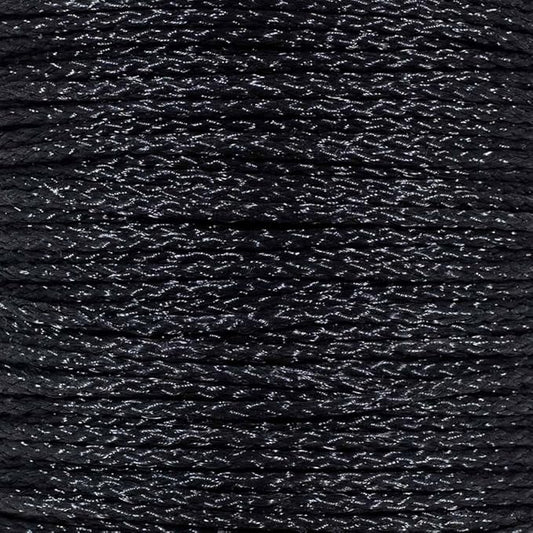 Hollow Braid Polypropylene Rope (3/16 Inch, 100 Feet, Black) - Barrier Rope - Trail Marking, Crowd Control, Golf Courses