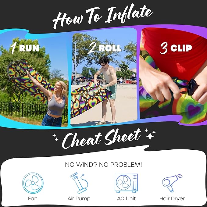 Nevlers Inflatable Lounger | 210T Polyester Inflatable Chair | No-Pump Blow Up Couch | Camping Couch Air Sofa Bed w/ 450 lbs. Cap., Pockets & Matching Bag | Use as Inflatable Couch for Adults & Kids