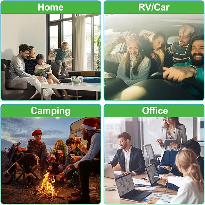 276 Car First Aid Kit for Business, Portable First Aid Kits Travel Szie Emergency Essentials Supplies for Outdoor Activities Skating Boating, Green AMORNING