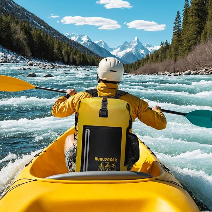 Dry Bag Backpack 20L/30L/40L- Roll Top Closure Bag - Heavy Duty Dry Bags Waterproof - Lightweight Durable Floating Dry Bag with IPX8 Waterproof Phone Case