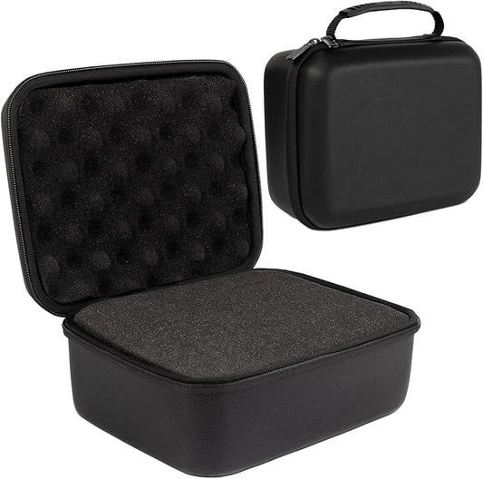 Hard Case With Customizable Protective Foam - Interior: 8.5" x 6.5" x 4" - Lightweight Hard Shell Case for Electronics, Cosmetic, Makeup & More - EVA