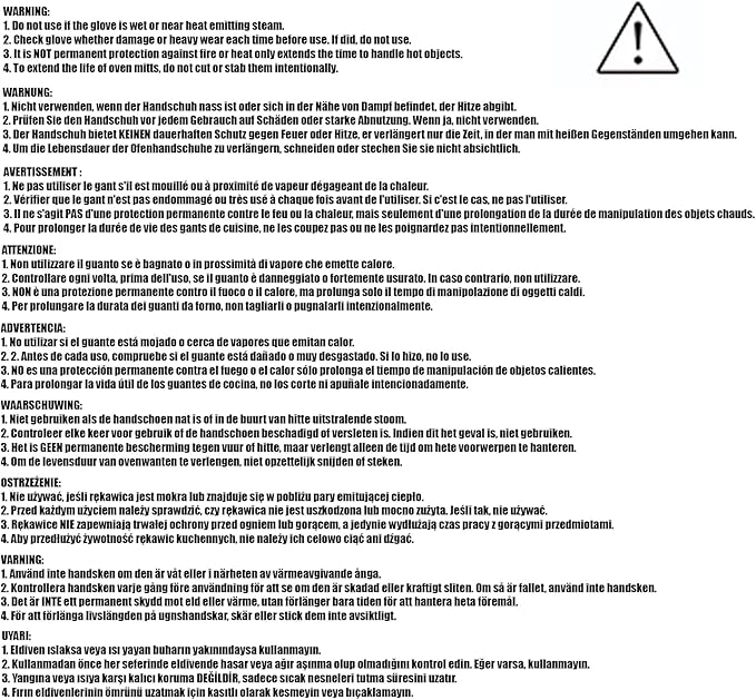 Oven Gloves, Heat Resistant 540 Degrees Grilling Gloves, Hot Surface Handler Non-Slip Silicone Oven Mitts with Fingers, BBQ Gloves for Cooking/Kitchen/Baking, Pack of 2