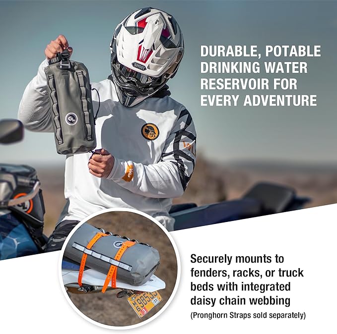 Giant Loop Cactus Canteen Water Reservoir, Foldable and Collapsible Utility Bladder for Drinking Water 1,2,3,5-Gallon (3-Gallon)