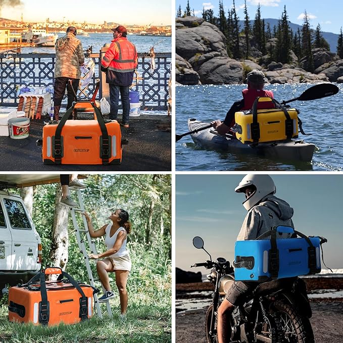 ESONE Dry Bags Waterproof Backpack for Men/Women Dry Bags for Kayaking Waterproof Backpack for Travel Dry Bag Backpack Waterproof Duffel Bag Applicable Boating Camping Paddle Board Surfing