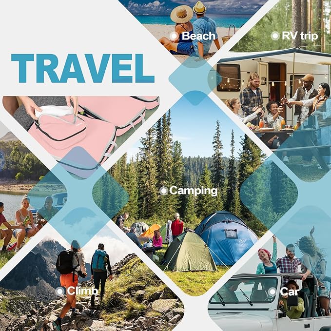 Gonex Compression Packing Cubes, 3pcs/4pcs Expandable Storage Travel Luggage Bags Organizers