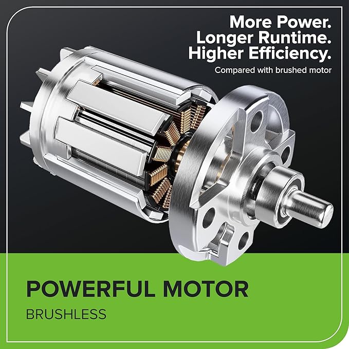 Greenworks 40V (230 MPH / 505 CFM) Cordless Brushless Leaf Blower/Vacuum with Bag, High Power, Lightweight & Quiet for Yard Debris Cleanup, Battery and Charger not included