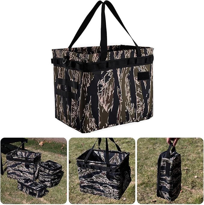 Camping Gear, Outdoor Camping Organizers Portable Picnics Tableware Carrying Storage Bag for Hiking Picnics Camping Cookware Bag