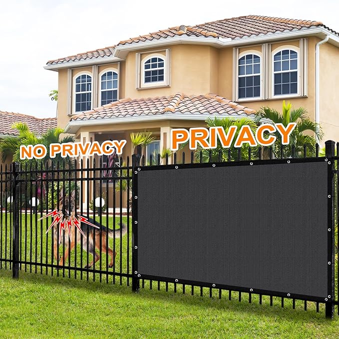 Artpuch 90% Sun Shade Cloth, 12 x 20 FT Pergola Shade Cover Canopy with Grommets, Sun Screen Fabric Tarp for Patio, Outdoor, Garden, Backyard, Dark Grey