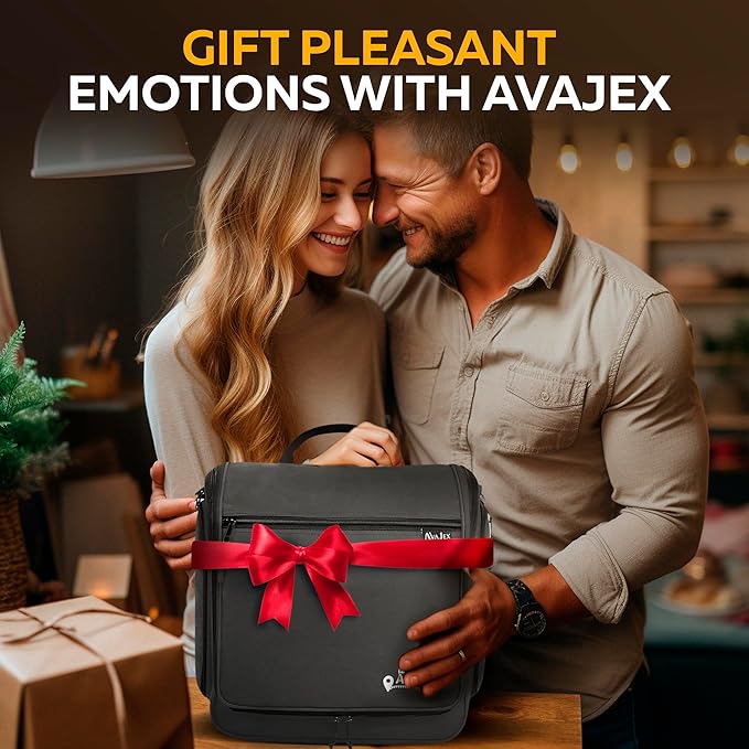 Travel Toiletry Bag for Men and Women - Large Hanging Toiletry Organizer - Waterproof Hygiene Bag with Metal XXL Swivel Hook, with Sturdy Zippers and 19 Compartments for Toiletries, Makeup, Cosmetics