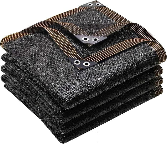 winemana Black Shade Cloth 90%, 5x20 FT Mesh Tarp - Garden Shade for Greenhouse, Patio, Vegetables, Plants Cover and Chicken Coops, Sun Shade Net for Outdoor Protection with Reinforced Grommets