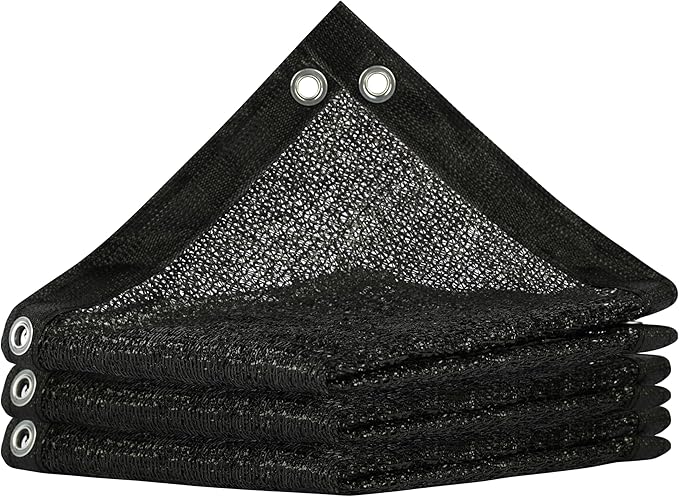 ShadeMart 70% Shade Cloth for Plant, Custom Size 15FT x 44FT Outdoor Dog Shade Tarp, Shade Cover with Upgrade Grommets and Zip Ties, Sunblock Net for Garden Carport Chicken Coop Dog