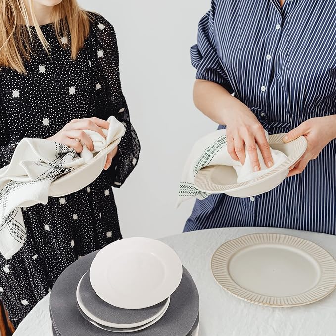 Plate China Storage Dividers, 144 Pieces with 3 Different Sizes Premium Felt Plate Dividers Round China Dish Protectors for Porcelain Cookware Protecting and Stacking, Gray