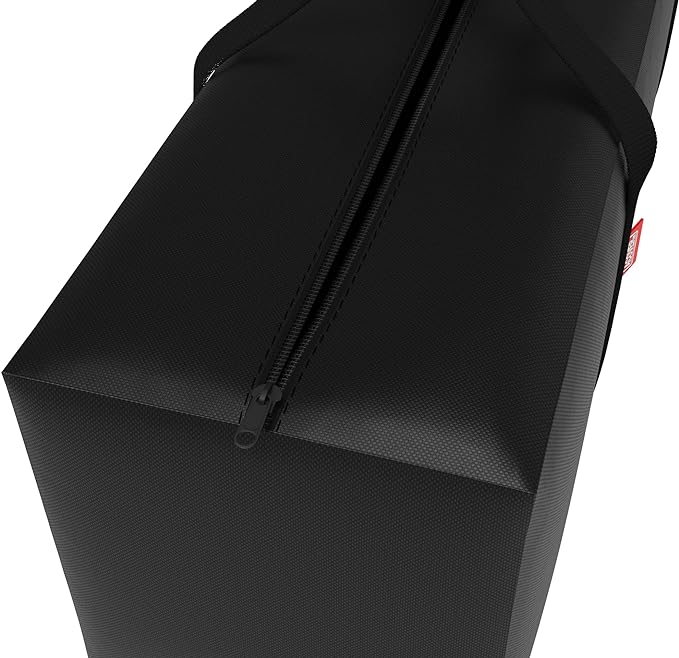 Outdoor Rectangular Cushion/Cover Storage Bag, Protective Zippered Storage Bags with Handles, 50''L x 13''W x 20''H Black