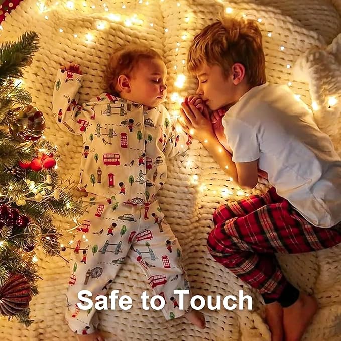 1Pack USB Plug in Fairy String Lights,16ft 50 LED Copper with Remote and Timer, 8 Modes Waterproof Twinkle String Lights Battery Powered for Bedroom Indoor Party Wedding Christmas Decoration