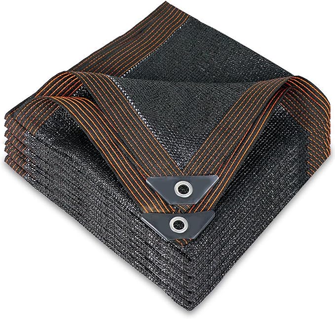 winemana 40% Black Shade Cloth, 10 x 14 FT Durable Mesh Tarp with Grommets, Resistant Garden Sun Shade Netting, Shading Antifreezing for Pergola, Greenhouse, Plants Growing, Chicken Coop