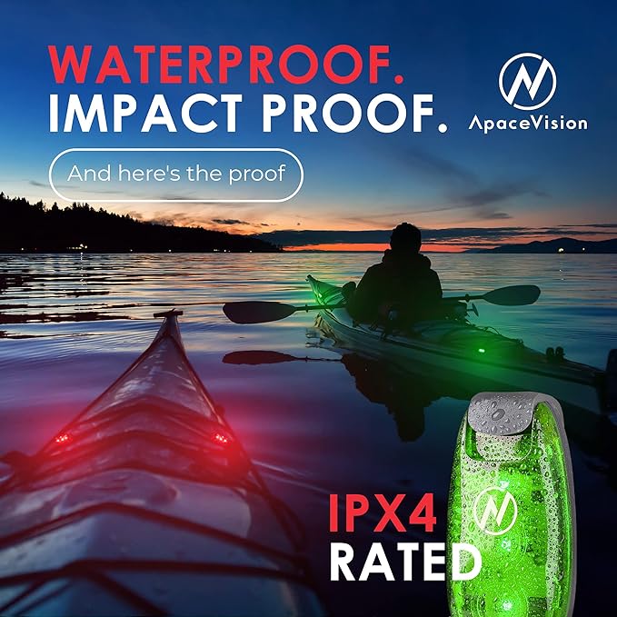 LED Safety Light (2 Pack) - Clip On Strobe/Running Lights for Runners, Dog, Bike, Walking, Boat, Kayak, Stroller and More - High Visibility Accessories for Your Reflective Gear, Bicycle