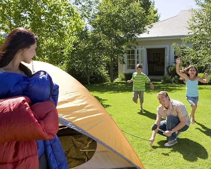 Metal Tent Stakes Heavy Duty 9 Inch, 25 Pack Camping Tarp Stakes, Ground Stakes Yard Stakes Canopy Anchors for Inflatables, Outdoor Decorations