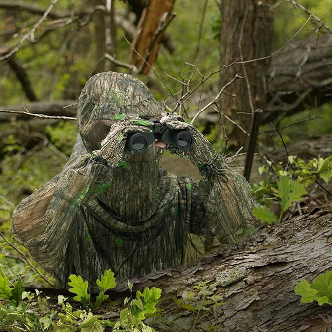 Mosquito Net Suit Camo Hunting Mesh Suit Bug Net Clothing with Hood for Outdoor Protection No-See-Ums Garden Camping