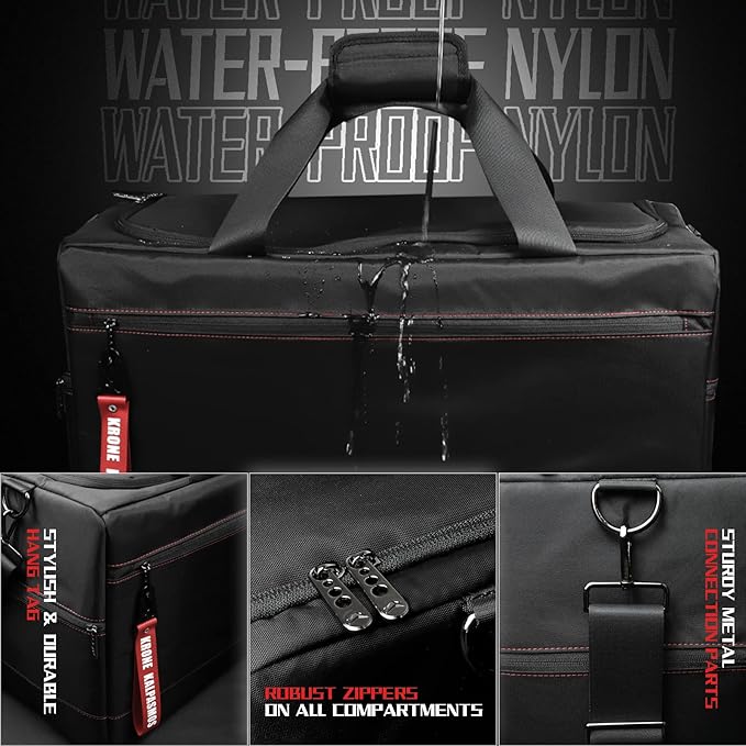 Sneaker Bag for Travel/Sneakerhead gift/Outdoor Sports Bag/Gym Bag /, A Multi-functional Travel Duffel Bag with 3 Adjustable Dividers, & Shoulder Strap,Made of Nylon, by Krone Kalpasmos-classic