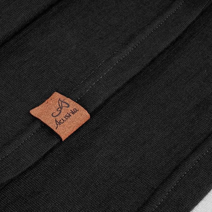 ACUSHLA 100% Merino Wool Neck Gaiter Ski Face Mask Scarf Neck Warmer for Men & Women All Weather