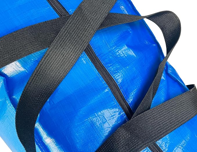 Extra Large Storage Duffle Bags, Jumbo Moving Tent Storage Bags, Foldable Big Black XXL Duffle Bag for Travel, 56x27x15inch - 1PACK