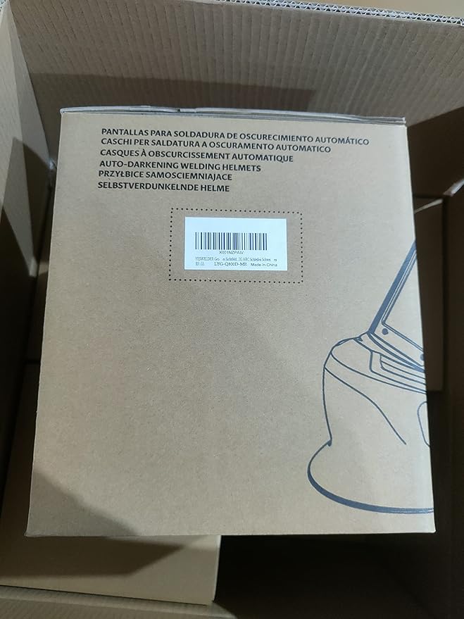 YESWELDER Auto Darkening Welding Helmet with Side View, 180° Panoramic View, 1/1/1/1 True Color Solar Powered Welder Hood, Wide Shade 4/5-9/9-13 Welder Mask for TIG MIG ARC Cut and Grind, LYG-Q800D