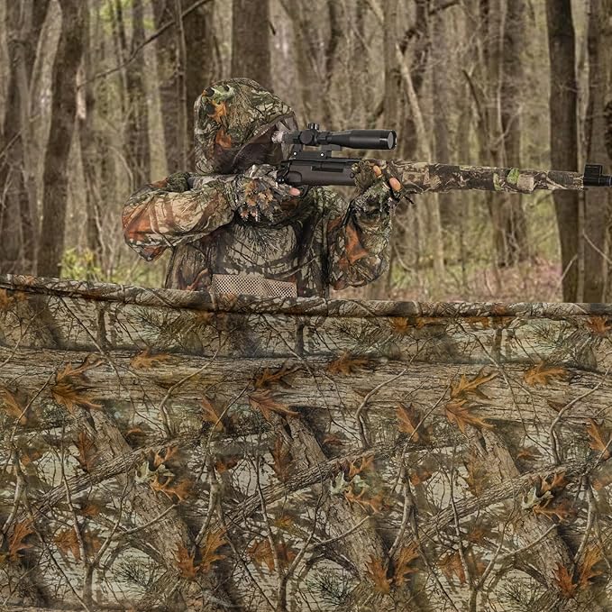 Mosquito Net Suit Camo Hunting Mesh Suit Bug Net Clothing with Hood for Outdoor Protection No-See-Ums Garden Camping