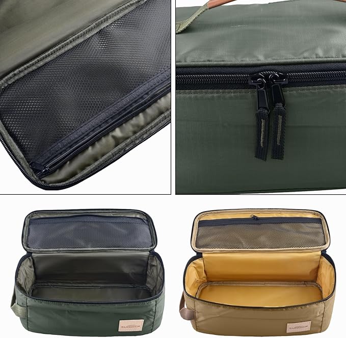 TRIWONDER Camping Travel Cookware Organizer Bag Cooking Utensils Storge Portable Pouch for Outdoor Barbecue Camping Cooking Spoon Chopsticks Organizing