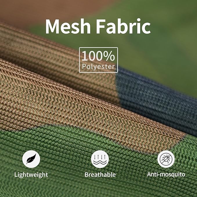 Mosquito Net Suit Camo Hunting Mesh Suit Bug Net Clothing with Hood for Outdoor Protection No-See-Ums Garden Camping