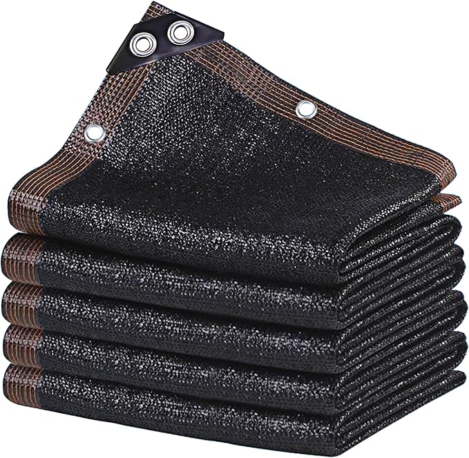 winemana Black Shade Cloth 30x30 FT??40% Sun Shade Mesh Tarp for Greenhouse, Garden, Patio, Dog Kennel, Chicken Coop, and Outdoor Protection, Plants Cover Shade Netting with 2 Reinforced Grommets