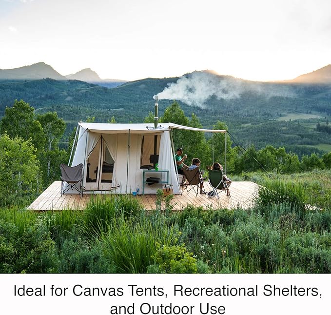 Winnerwell Woodlander Large Tent Stove | Portable Wood Burning Stove for Tents, Shelters, and Camping | 1500 Cubic Inch Firebox | Precision Stainless Steel Construction | Includes Chimney Pipe