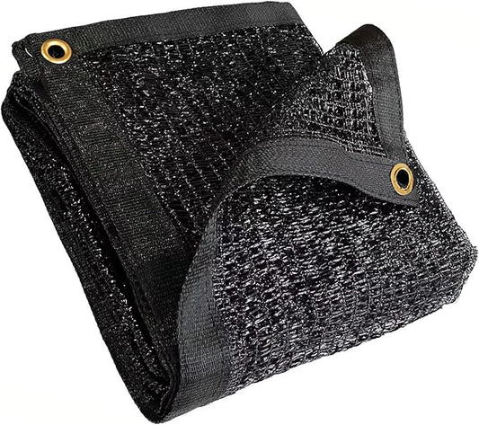 12X24Ft Shade Cloth for Garden, 90% Black Sun Shade Mesh for Plants Heat Protection, Outdoor Sunblock Mesh Tarp for Greenhouse, Plant Cover, Balcony, Gazebo, Deck, Porch, Carport