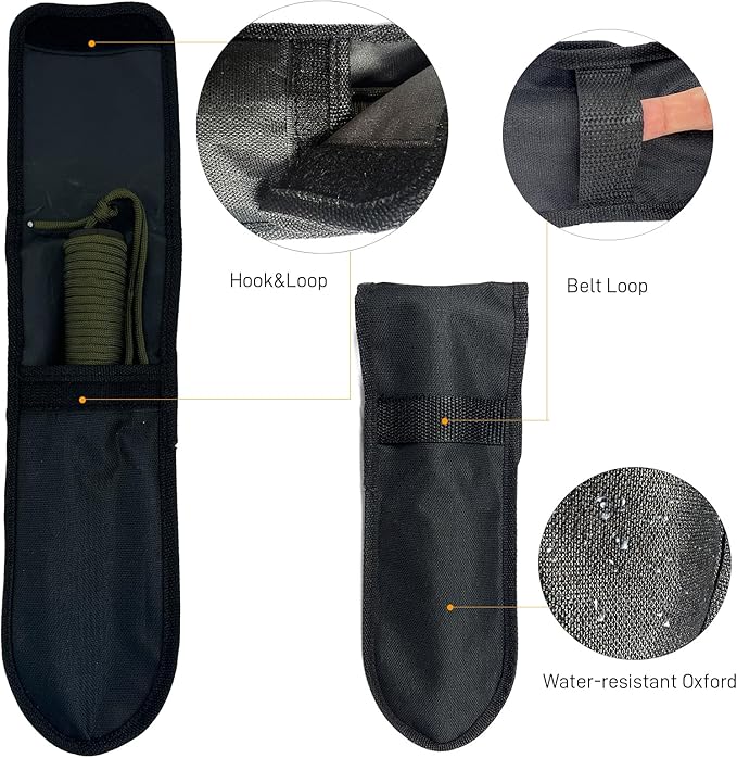 Small Camping Shovel, 9 in 1 Mini Hand Shovel, Portable Backpacking Trowel, Ultralight Compact Multitool for Camping, Gardening, Outdoor Survival, Black